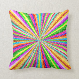 Almofada Vortex psicadélico