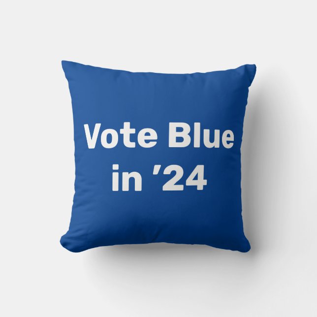 Almofada Vote Blue em 2024 (Frente)