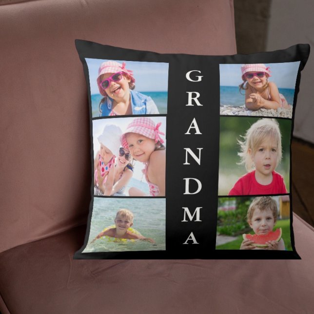 Almofada Vovó Colagem de Fotos (Criador carregado)