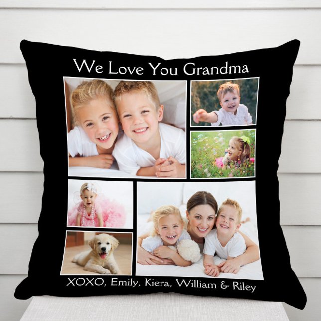 Almofada Vovó, Nós Te Amo Foto Negra (Criador carregado)