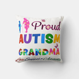 Almofada Vovó Orgulhosa Autismo
