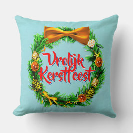 Almofada Vrolijk Kerstfeest Dutch Feliz Natal