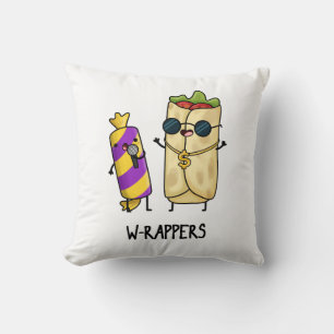 Almofada W-rappers Funny Comida Pun