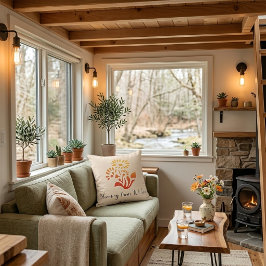 Almofada Warm Floral Growth Cushion