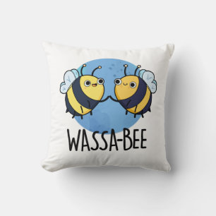 Almofada Wassabee Funny Wasabi Bee Pun
