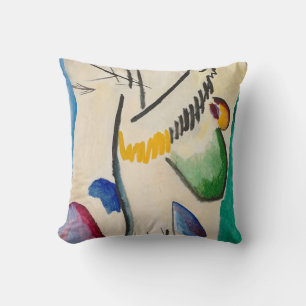 Almofada Wassily Kandinsky Abstrato Trabalho de arte