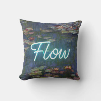 Almofada Water Lilies Remix – Neon “FLOW” Wall Art & Gifts
