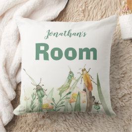 Almofada Watercolor Child's Bug Insect