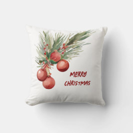 Almofada Watercolor Christmas Wreath