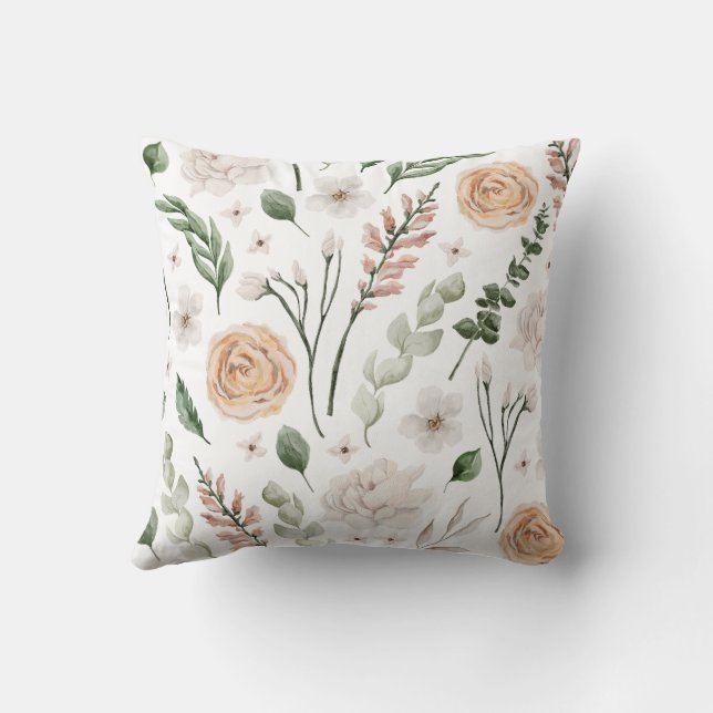 Almofada Watercolor de Casamento (Verso)