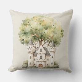 Almofada Watercolor Fairytale Princess Whimsical