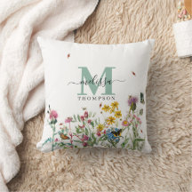 Watercolor Wildflower Insetos Floral Primavera Gar