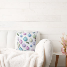 Almofada Watercolor Winter Christmas Pillow – Cozy Holiday