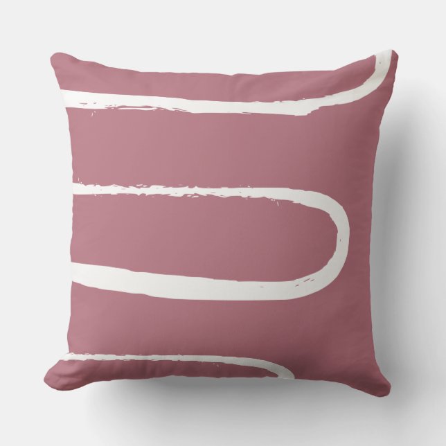 Almofada Wave Mauve Rosa (Frente)