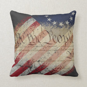Almofada WE A PESSOAS Vintage Betsy Ross American Flag 