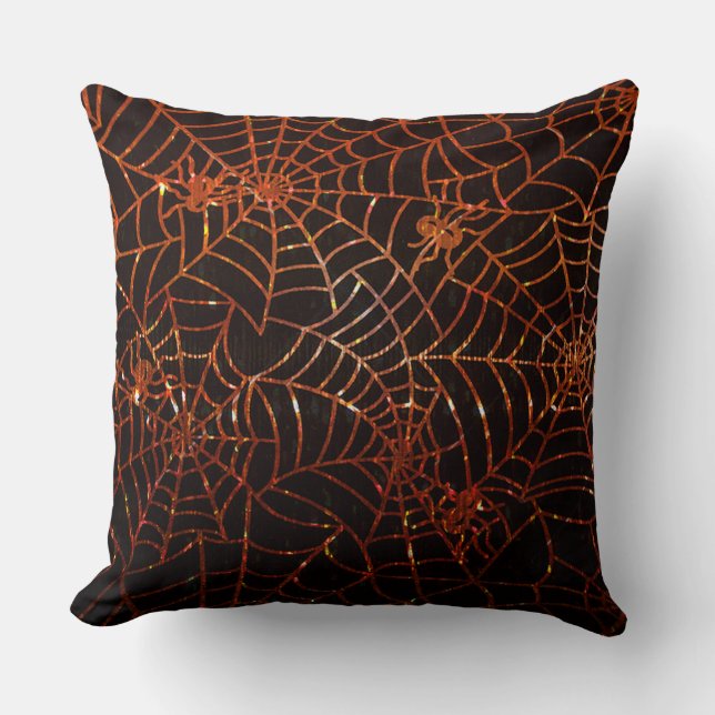 Almofada Webs De Aranha Laranja Estimulante (Frente)