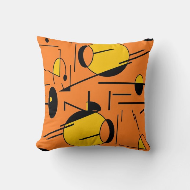 Almofada Wedge of the Atomic Monster - Ken Gage MCM Art (Frente)