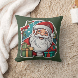 Almofada Weihnachtsmann mit Geschenken -