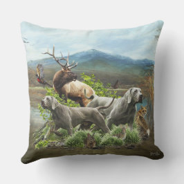 Almofada Weimaraner, "Cinza Fantasma"