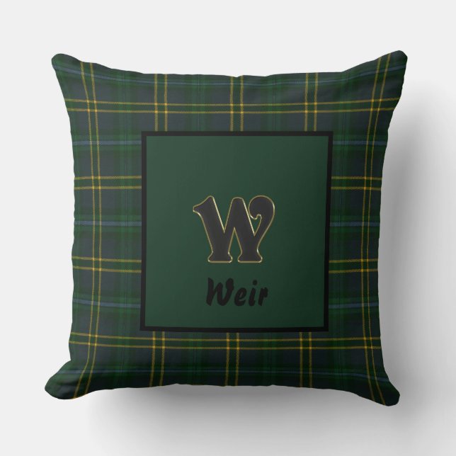 Almofada Weir Modern Original Scottish Tartan (Frente)