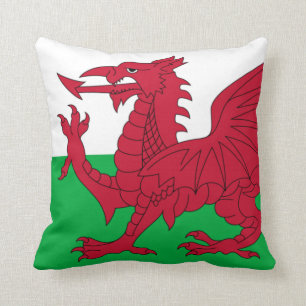 Almofada Welsh Dragon ~ Flag of Wales