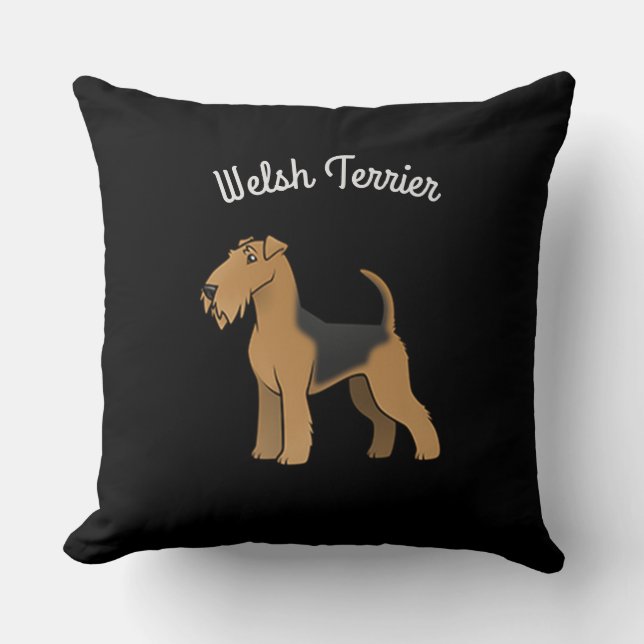 Almofada Welsh Terrier (Frente)