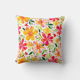 Almofada Wendy Wendy Watercolor Floral-Branco