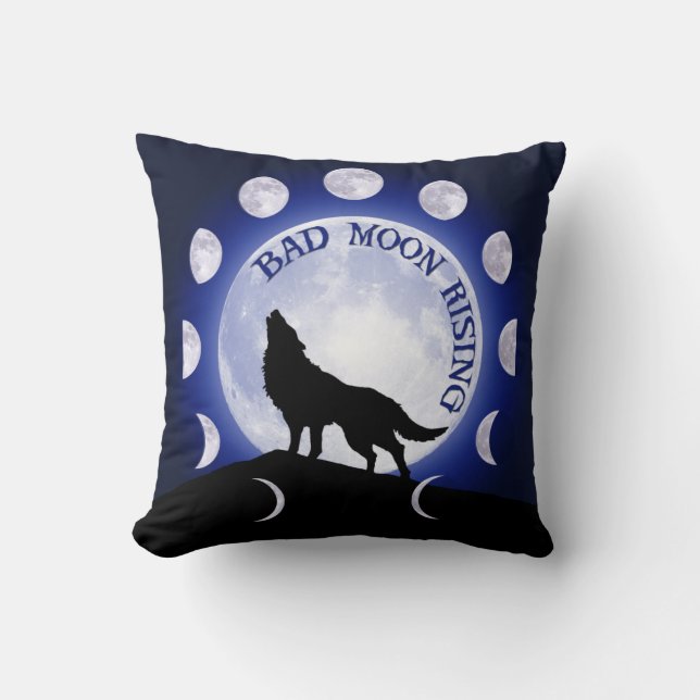 Almofada Werewolf Moon Phase Bad Moon Cushion (Frente)