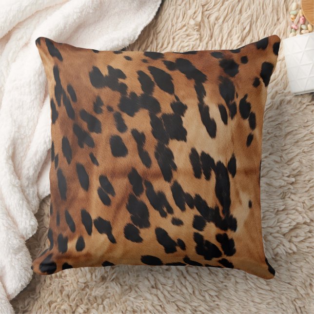 Almofada Western Brown Cowhide (Cobertor)