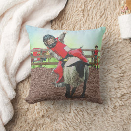 Almofada Western Rodeo Cowboy Cowboy Mutton Busting