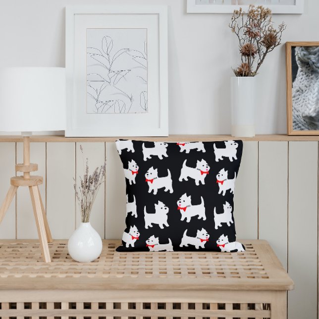 Almofada Westie - West Highland Terriers em Gravatas Arcos (Criador carregado)