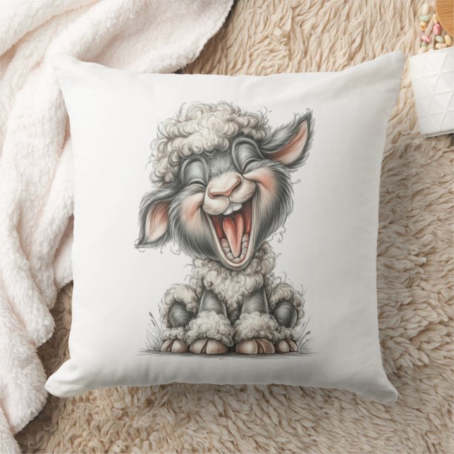 Almofada Whimsical Cute Sheep (Cobertor)