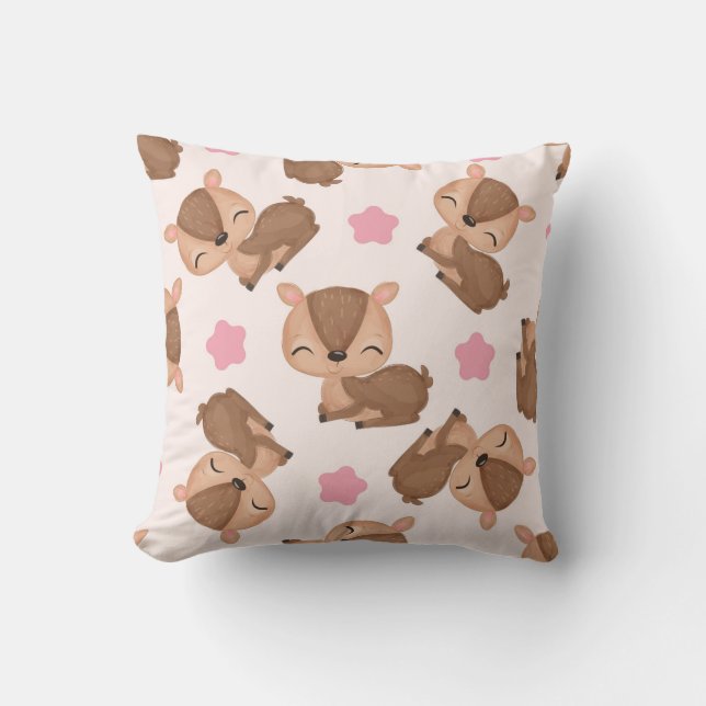 Almofada Whimsical Fawn e Starry Charm (Frente)