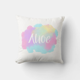 Almofada Whimsy com Aquarela: Delícia Personalizada