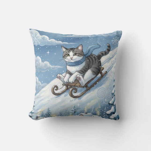 Almofada WhimsyCatSled (Frente)