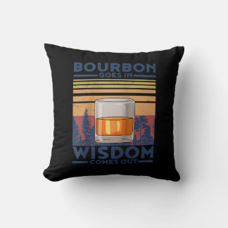 Almofada Whiskey Bourbon sai na sabedoria