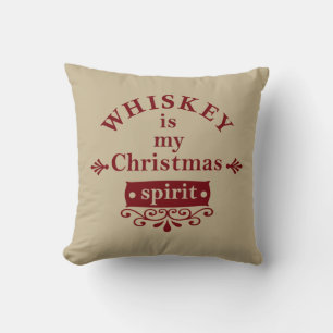 Almofada Whiskey é o meu espírito de natal