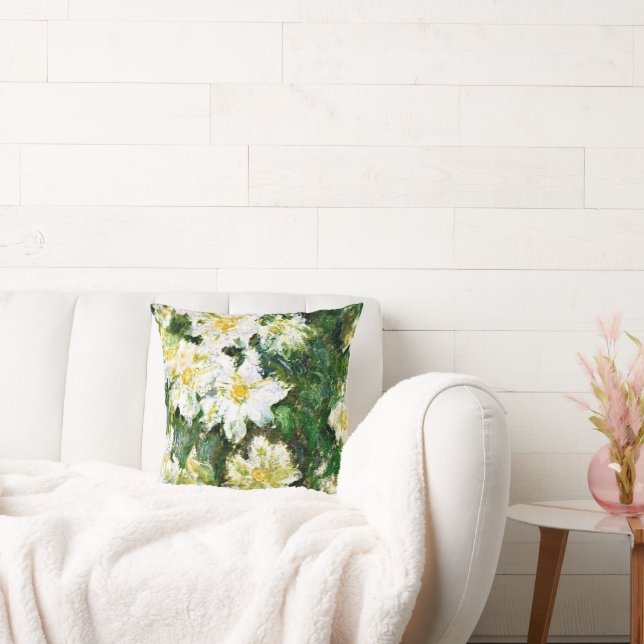 Almofada White Clematis de Claude Monet (Sofá)