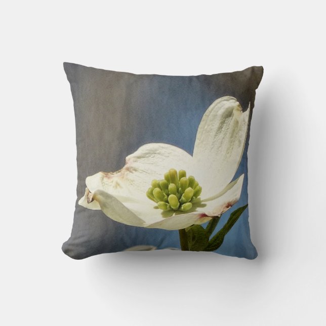 Almofada White Dogwood Bloom (Frente)
