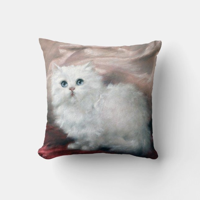 Almofada White Kitten, Carl Kahler (Frente)