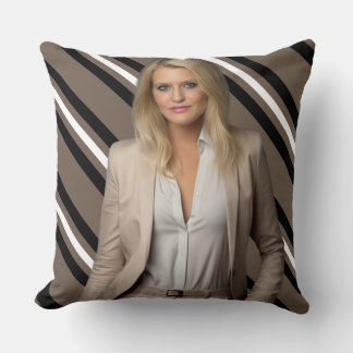 Almofada White Throw Pillow