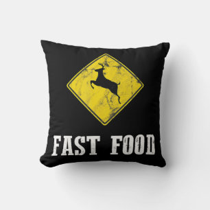 Almofada Whitetail Buck Fun Deer Hunason Season Fast Comida