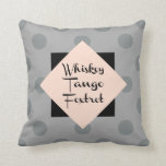 Almofada Whkey Tango Foxtrot Funny<br><div class="desc">Um giro engraçado na frase comum,  WTF.</div>
