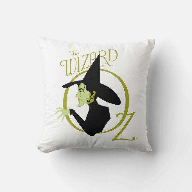 Almofada Wicked Witch™ O Assistente Do Logotipo Oz™ (Frente)