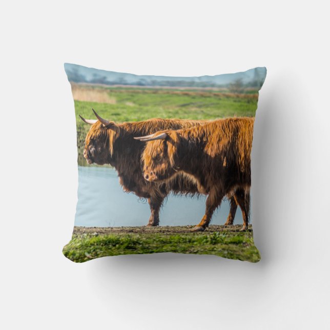 Almofada Wicken Fen cattle (Frente)