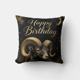 Almofada Widder Happy Birthday Sternzeichen Design