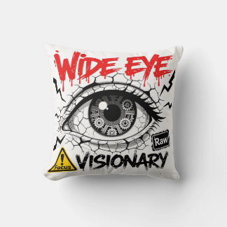 Almofada Wide Eye Visionary Raw Streetwear Graphic