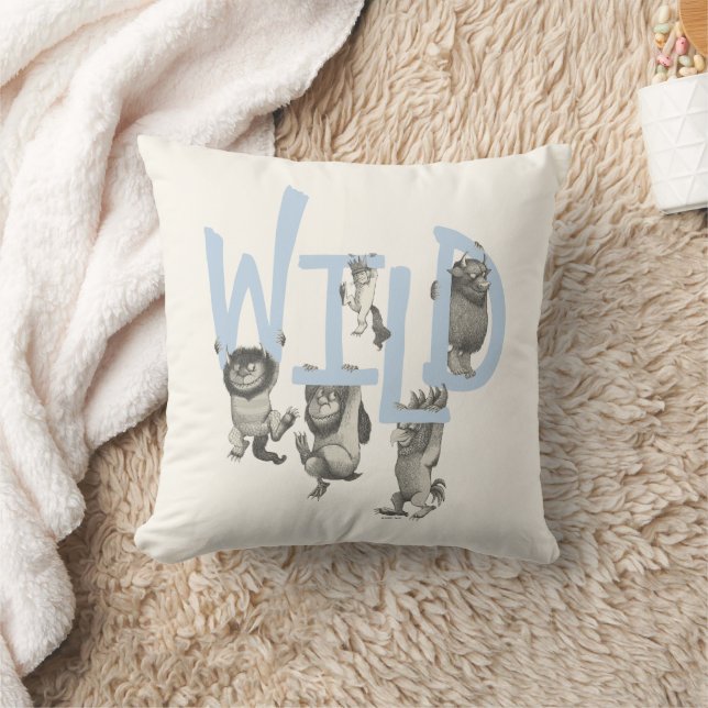 Almofada WILD | Coisas Selvagens e Max - Azul (Cobertor)