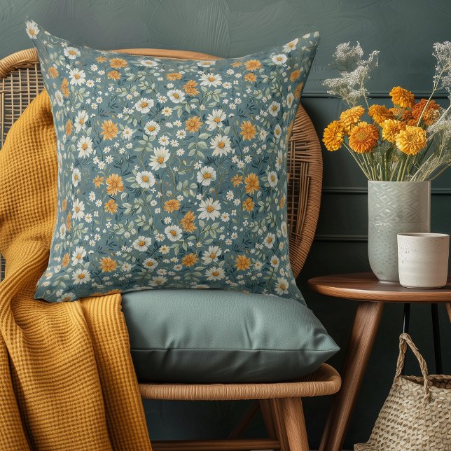 Almofada Wild Daisies (Criador carregado)