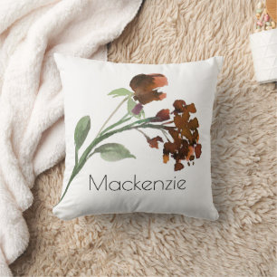 Almofada Wildbloom Terracotta Orange Bohemian Personaliza
